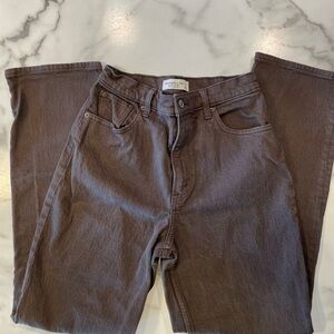 Abercrombie & Fitch Brown Straight Leg Jeans